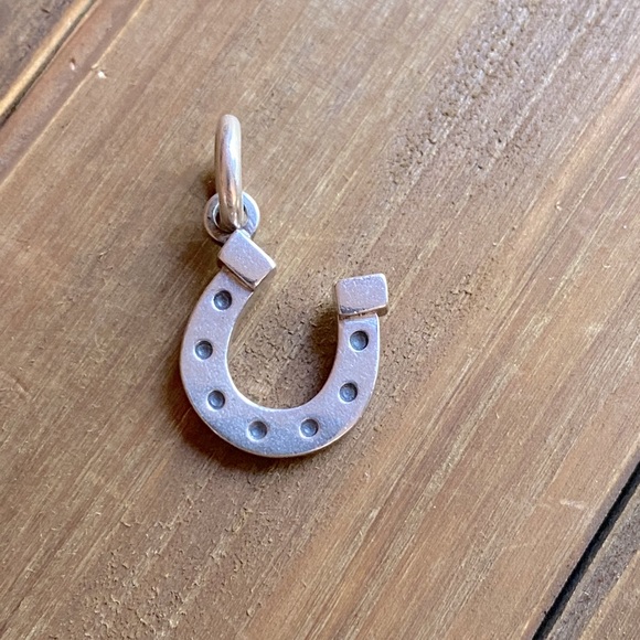 Pnut Jewelry Jewelry - PNUT Jewelry Sterling Silver Lucky Horseshoe Charm